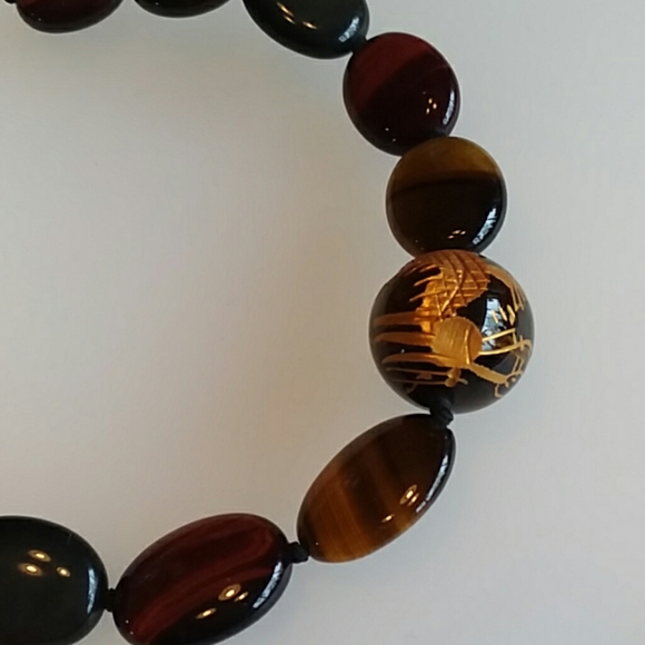 Tiger Eye Necklace by Designs by Ch Lovin. - Picture 3 of 3
